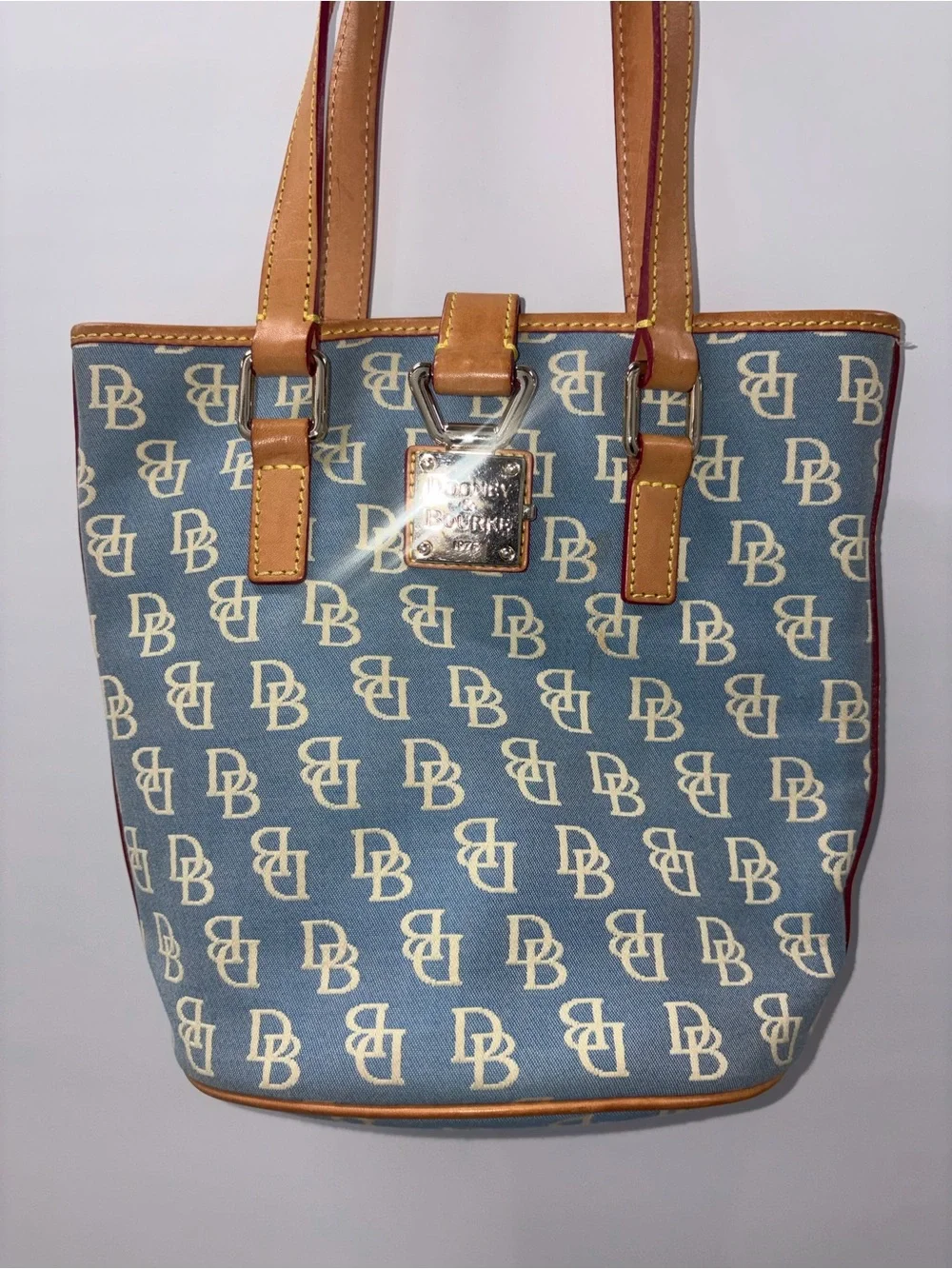 Dooney & Bourke denim bucket bag